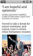 The Globe and Mail’s Globe2Go screenshot 2