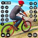 Offroad Bicycle BMX Riding Icon