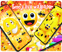 Wallpaper hidup Emoji screenshot 6