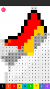 Warnai Menurut Nomor & Buku Mewarnai Seni Pixel - Pixel4u screenshot 1