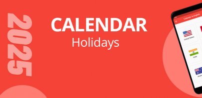 Calendar 2025 - Holidays