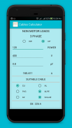 Electrical Cables and Circuit Breaker chooser 2018 screenshot 5