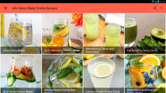 40+ Detox Water Drinks Recipes screenshot 3