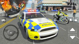 Police Car Driving Motorbike screenshot 5