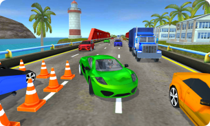 High Speed Traffic Car Driving Road Race Simulator screenshot 3