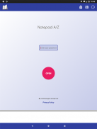 Notepad A/Z screenshot 0