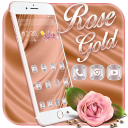 Stylish Rose Gold Silk Theme
