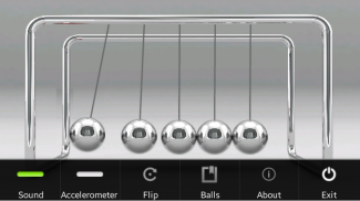 Newton's cradle antistress screenshot 2