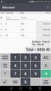 Billculator - Easy Bill/Invoice Calculator screenshot 1