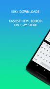 Easy HTML - HTML, JS, CSS editor & viewer screenshot 0