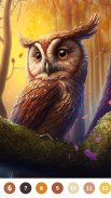 Owl Paint by Number Coloring screenshot 3