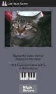 Cat Piano Memory Game screenshot 1