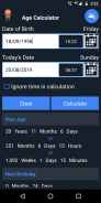 Age Calculator - Birthday reminder free screenshot 3