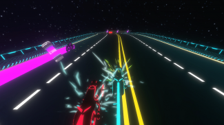 Neon Race - Light Bike Race screenshot 2