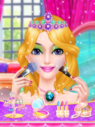Sleeping princess makeover , Makeup Dress Up Salon screenshot 3