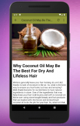 Coconut Oil for Hair - Benefits, Uses and Tips screenshot 5