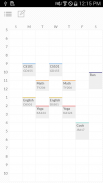 Timetable TimeSpread screenshot 1