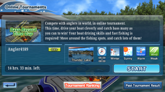 Memancing Ikan Bass 3D Gratis screenshot 1