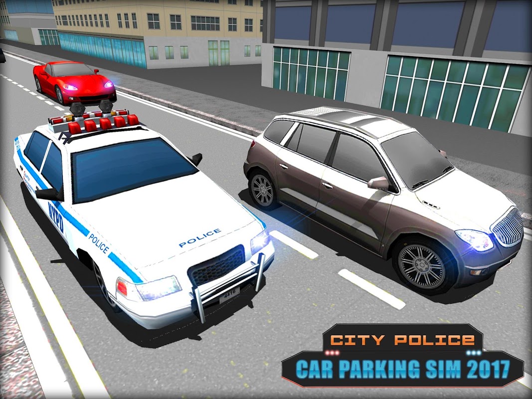 Jogo de estacionar carros da polícia em cima do caminhão, US Police City  Car Transport Truck 3D, kid 