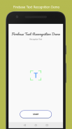 Firebase Text Recognition screenshot 1