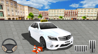 Yellow Taxi American Cab Driver Simulator 3D Game screenshot 1