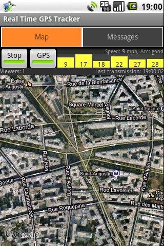 real time gps tracker app