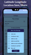 Latitude Longitude Location SaveShare screenshot 0