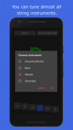 Guitar Tuner - tune in Standard, Drop or any tone screenshot 3
