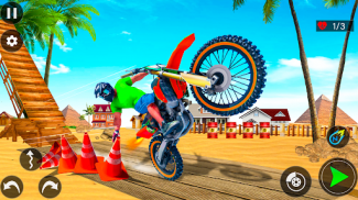 3D-Motorrad-Rennspiel screenshot 1