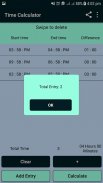 Time Calculator Timesheet, Hou screenshot 3