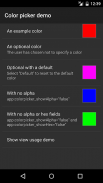 HSV-Alpha Color Picker Demo screenshot 1