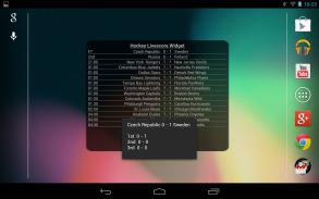 Hockey Livescore Widget screenshot 11