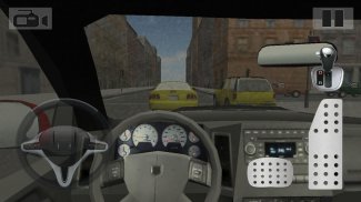 Driving Sports Van in Traffic 3D screenshot 2