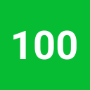 100 Digit Brain Icon