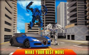 कार रोबोट रूपांतरण 18: रोबोट घोड़े का खेल screenshot 1