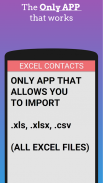 Excel To Contacts - import xlsx files screenshot 1