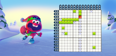 Nonogram Crossing Logic Puzzle