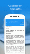 Leave Letters and Applications screenshot 1