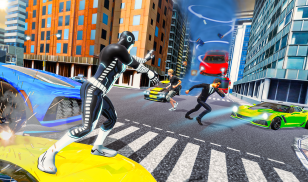 Flying Superhero Vegas Crime City - School Hero screenshot 3