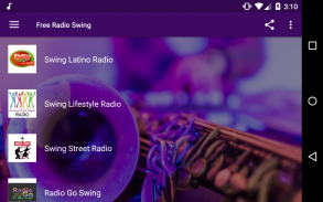 Free Radio Swing - Music Swing, Jazz, Big Band screenshot 1