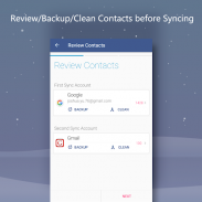 Contacts Sync, Transfer & Move screenshot 1