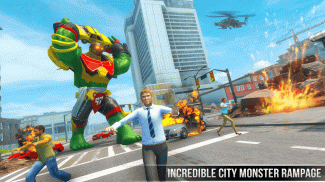 Incredible Monster Hero: Miami City Battle Game screenshot 2