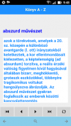 Könyv A - Z  -  Könyv kislexik screenshot 1