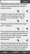 Respect Quotes screenshot 2