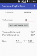 Calculator For PayPal Fees screenshot 1
