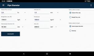 Pipe Diameter Calculator screenshot 4