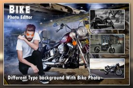 Bike Photo Frame : Cut Paste Editor screenshot 4