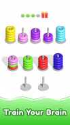 Color Hoop stack: 3D sort game screenshot 2