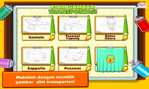 Marbel Mewarnai : Transportasi screenshot 6