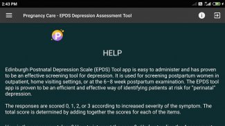 Edinburgh Postnatal Depression Scale (EPDS) screenshot 12